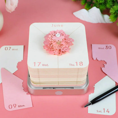 咲く桜アートカレンダー(2026年）